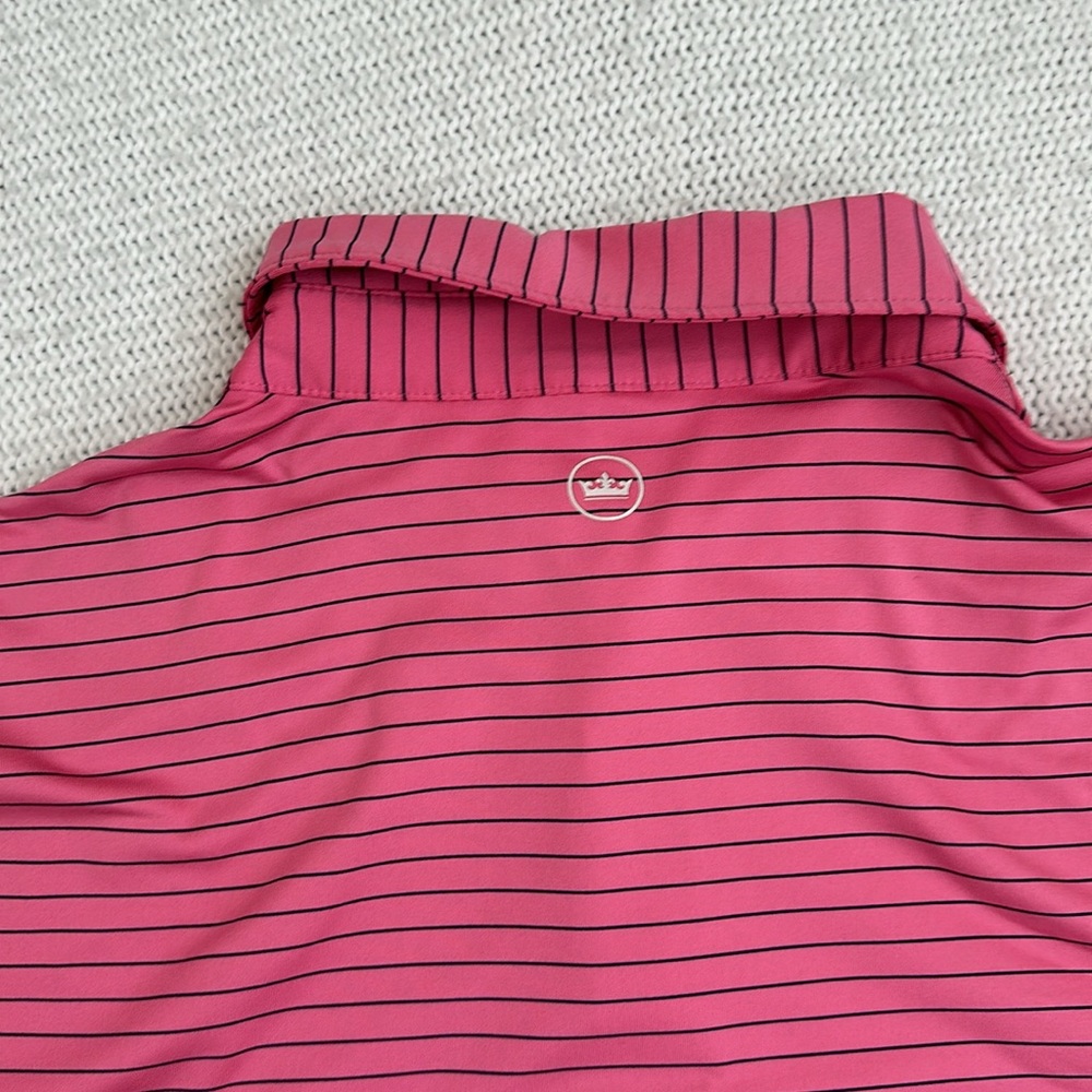 Peter Millar Crown Crafted Performance Shirt Red … - image 6